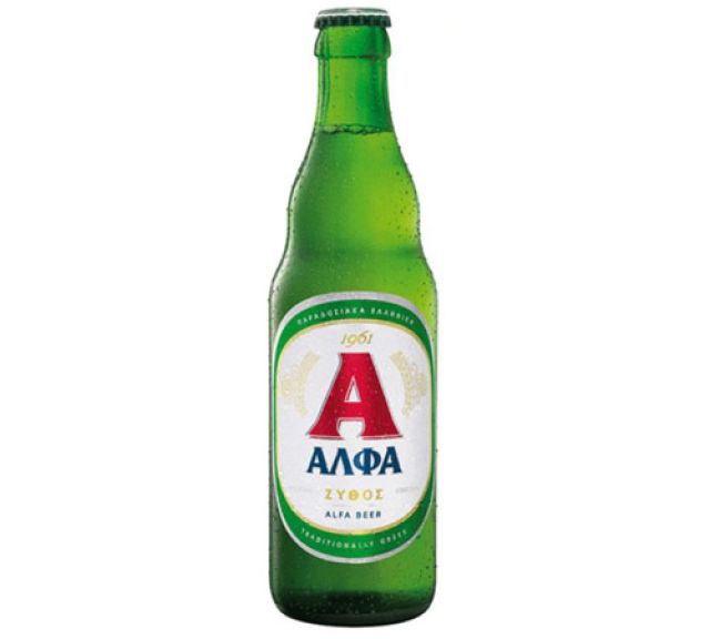 Αλφα Lager 330ml (4.00 €)