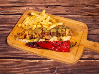 Κοντοσούβλι Κοτόπουλο